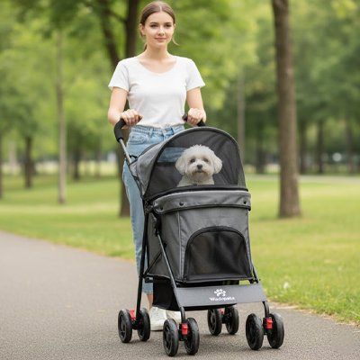 Poussette chien 